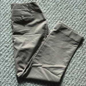 Gap straight leg work pants cropped fit